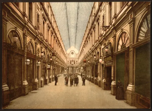 Galleries St.Hubert, Brussels, circa 1900